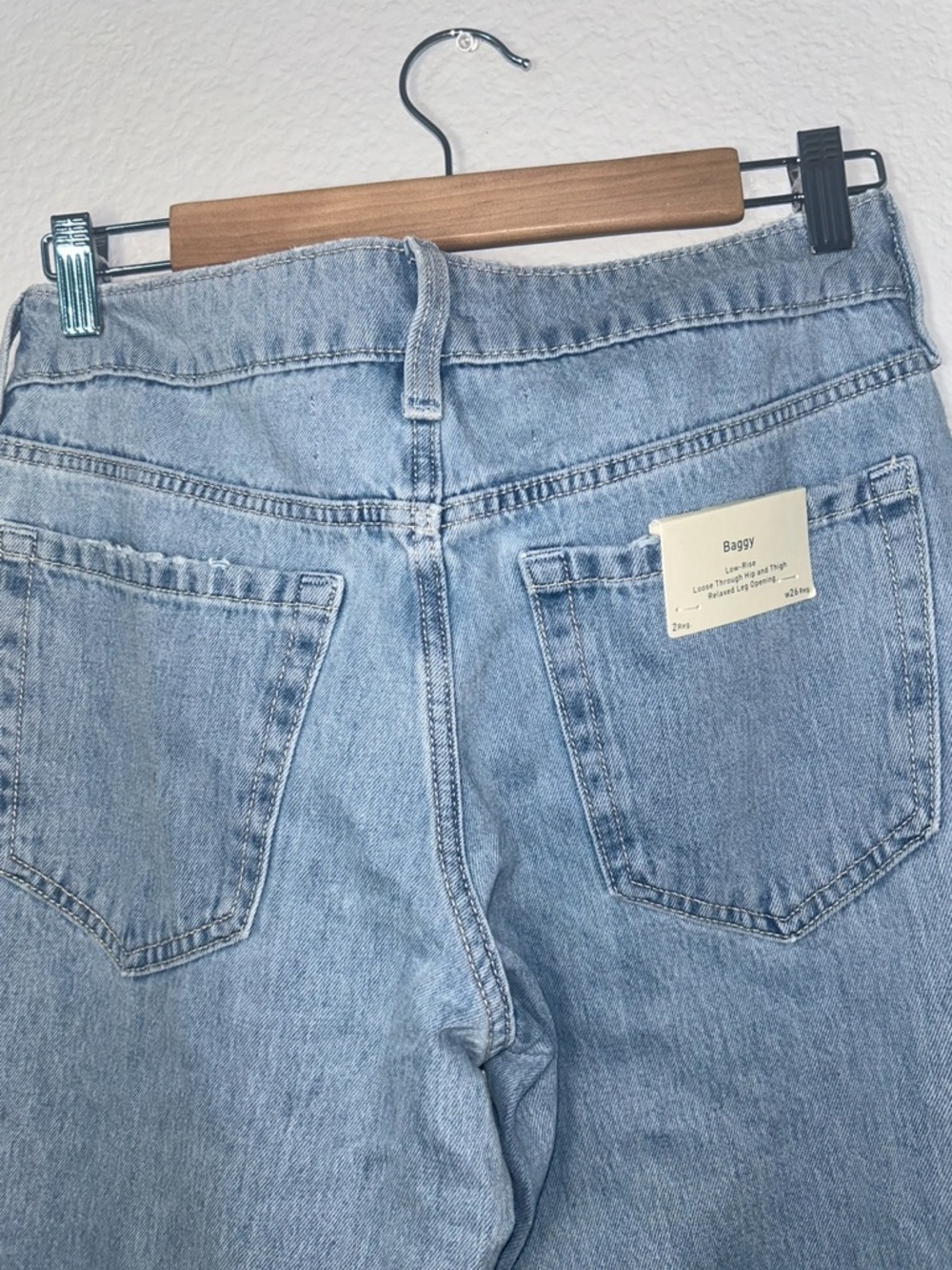 Hollister Light Blue Baggy Denim Jeans